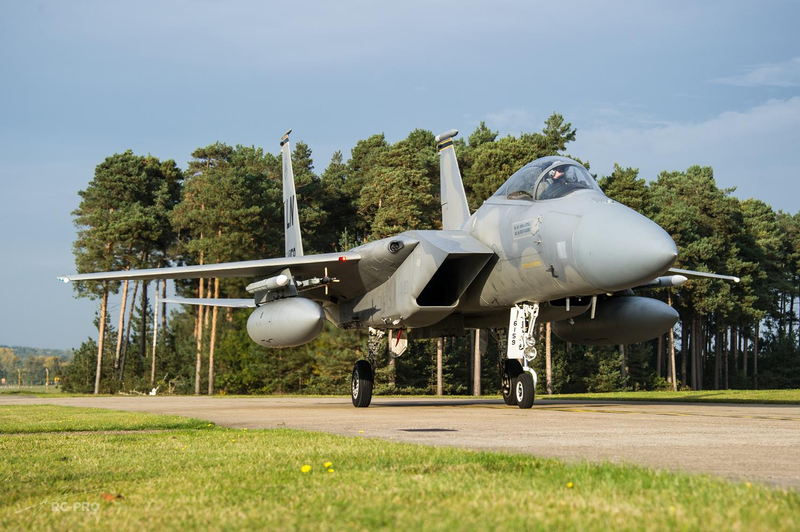 Illustration for article titled This Photo Tour Of The USAF's "Grim Reapers" F-15 Squadron Will Give You Shivers